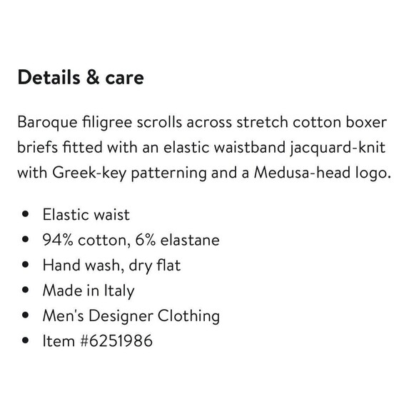 NWT Versace Barocco Greca Underwear Trunk Boxer Briefs Black Gold Size IT 3/ S - Picture 11 of 11